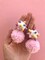 Confetti Spike Ball Earrings, Colorful Spike Pom earrings, pastel goth earrings, kawaii earrings, kawaii jewelry, cute earrings, pink product 5